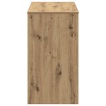 vidaXL Bureau chêne artisanal 90x40x72 cm bois d'ingénierie
