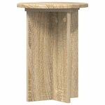vidaXL Support de Plante 2 pièces Chêne Sonoma Ø29 5 x 40 cm
