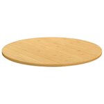 vidaXL Dessus de table Ø90x1 5 cm bambou