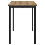 vidaXL Table de salle à manger / Table de repas MÉTAL