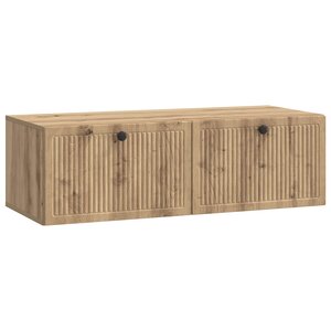 vidaXL Meuble TV mural 98 x 41 x 30 cm Chêne artisanal