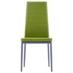 Vidaxl mobilier de salle à manger 5 pièces vert
