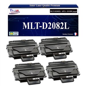 T3AZUR -4x Toners compatibles avec Samsung MLT-D2082L MLTD2082L pour Samsung SCX5635F SCX5635FN SCX5835F SCX5835FN
