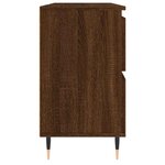 vidaXL Armoire salle de bain chêne marron 80x33x60cm bois d'ingénierie