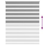 Store enrouleur tamisant 140 x 175 cm gris