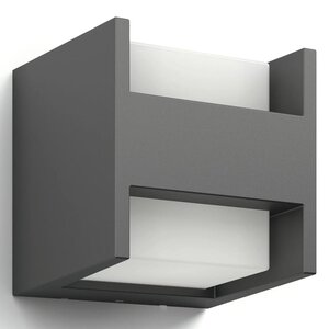 Philips applique murale led arbour 2x4 5 w anthracite 164599316