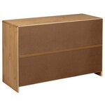 vidaXL Buffet SAUDA chêne 114x43x75 5 cm bois massif de pin