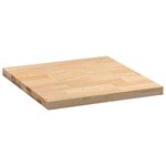 vidaXL Plan de travail de cuisine bois de chêne massif rectangulaire