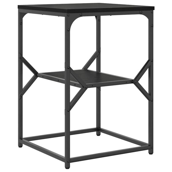 vidaXL Table d'appoint Chêne noir 41 x 40 x 60 cm