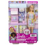 Barbie - coffret marchande de glaces - poupée - des 3 ans