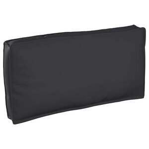 vidaXL Coussin pour assise / dossier de palette Noir 120 x 60 x 12 cm