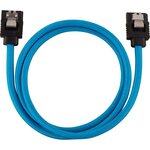 CORSAIR Câble gainé Premium SATA 6Gbps Bleu 60cm Droit - (CC-8900255)