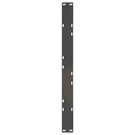 vidaXL Pieds de table basse 2 pièces Anthracite 70 x (42-43 3) cm Acier