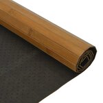 vidaXL Tapis rectangulaire marron 60x100 cm bambou