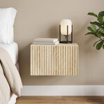 vidaXL Cabinet de chevet mural Chêne Sonoma 33 x 34 5 x 20 cm