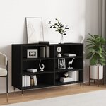 vidaXL Buffet noir 103 5x35x70 cm bois d'ingénierie