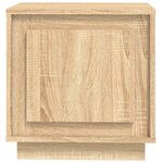 vidaXL Table de chevet chêne sonoma 44x35x45 cm bois d'ingénierie