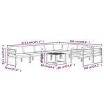 Salon de jardin meuble d'extérieur ensemble de mobilier 10 pièces avec coussins aluminium anthracite 02_0014963