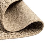 vidaXL Tapis ZIZUR Ø 200 cm aspect de jute intérieur et extérieur