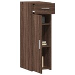 vidaXL Buffet chêne marron 30x42 5x93 cm bois d'ingénierie