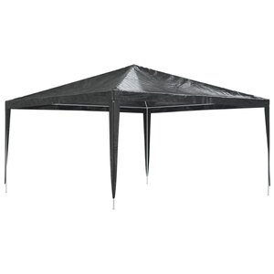vidaXL Tente de réception professionnelle 4x4 m Anthracite 90 g/m²