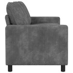 vidaXL Canapé Gris clair 156 x 81 x 87 5 cm Polyester