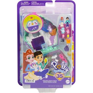Mattel HRD34 - Polly Pocket - Coffret Pingouin des neiges