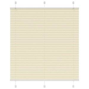 vidaXL Store plissé crème 120x150cm largeur du tissu 119 4cm polyester