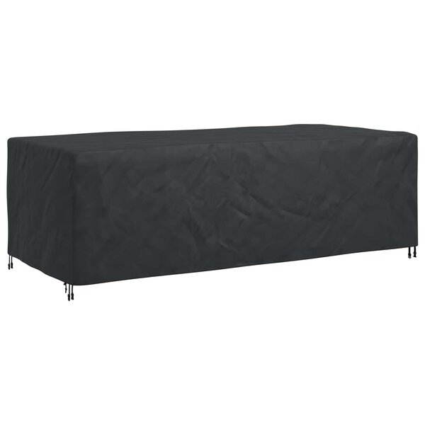 vidaXL Housse pour meubles Uni Noir 300 x 140 x 90 cm 210D