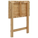 vidaXL Table de cuisine Naturel 40 x 30 x 53 5 cm Bambou