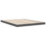 vidaXL Cadre de lit sans matelas gris 150x200 cm bois de pin massif