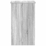 vidaXL Bureau Sonoma gris 90x45x76 cm Bois d'ingénierie
