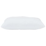 vidaXL Oreillers avec oreiller Blanc 85gsm 100  polyester