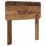 vidaXL Cadre de lit Bois ancien 90 x 200 cm Pin massif