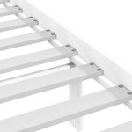 vidaXL Cadre de lit sans matelas blanc 180x200 cm bois massif de pin