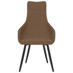 vidaXL Chaise de canapé marron Tissu