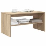 vidaXL Meuble TV Chêne sonoma 80 x 40 x 40 cm Aggloméré