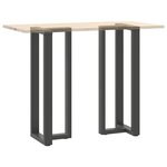 vidaXL Pieds de table de bar en forme de T  2 pièces  anthracite  40 x 35 x (110-111) cm  acier