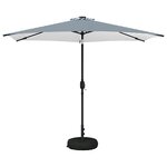 vidaXL Parasol de jardin avec lumières LED et base 300 x 300 cm