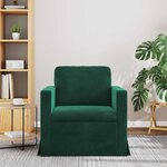 vidaXL Canapé Vert foncé 78 x 78 x 80 cm Velours