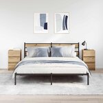 vidaXL Tables de chevet 3 tiroirs 2 Pièces chêne artisanal 39x35x65 cm