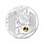 Pièce de monnaie 10 euro France 2016 argent BE – UEFA football (tête)