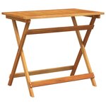 vidaXL Ensemble Bistro Pliable 5 Pièces en Bois Massif Acacia