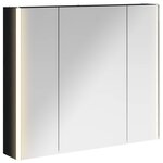 vidaXL Armoire Miroir de Salle de Bain Chêne noir 83 5 x 15 5 x 70 cm