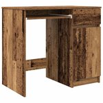 vidaXL Bureau vieux bois 86x49x76 cm bois d'ingénierie