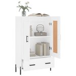 vidaXL Buffet haut blanc 69 5x31x115 cm bois d'ingénierie