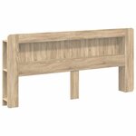 vidaXL Cabinet de Tête de Lit Chêne Sonoma Bois d’ingénierie