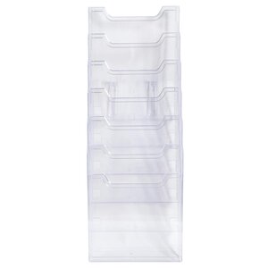 Trieur Mural Modulable Vertical 6 Compartiments A4 - Cristal - Exacompta