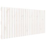 vidaXL Tête de lit murale Blanc 140x3x60 cm Bois massif de pin