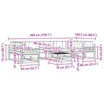 vidaXL Ensemble de canapés d'extérieur 6 pc Blanc et gris clair